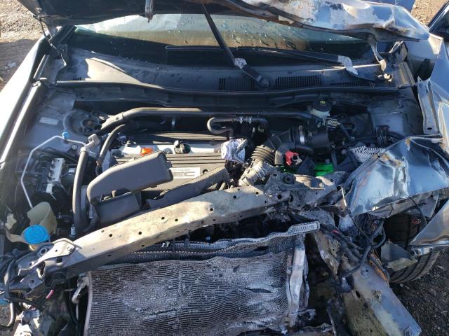 1HGCS12858A013334 - 2008 HONDA ACCORD EXL SILVER photo 11