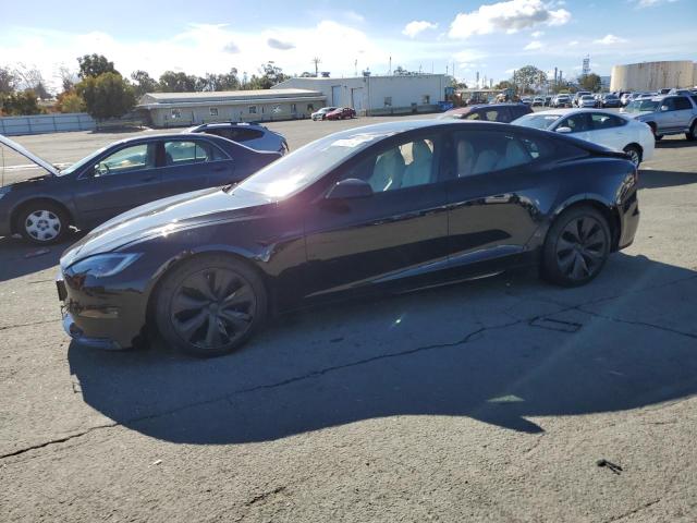 5YJSA1E53NF483038 - 2022 TESLA MODEL S BLACK photo 1
