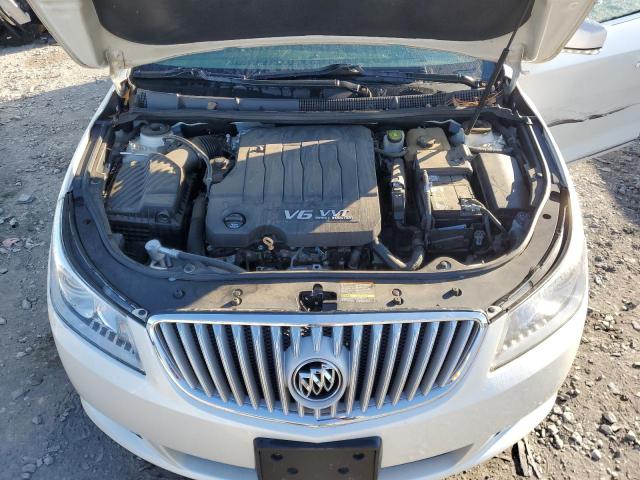 1G4GE5ED2BF242728 - 2011 BUICK LACROSSE CXS WHITE photo 11