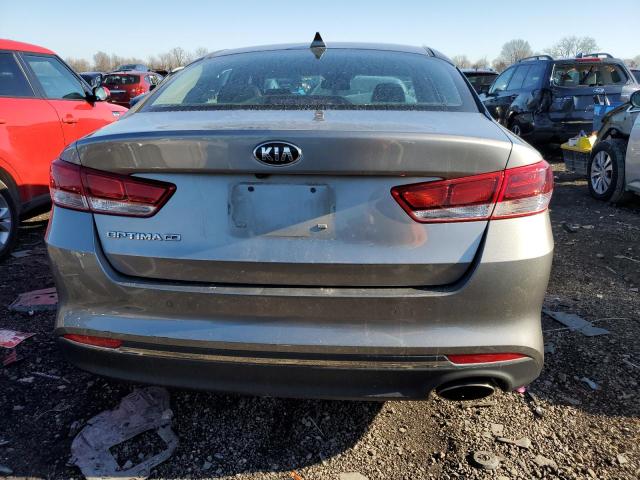 5XXGT4L32GG072295 - 2016 KIA OPTIMA LX GRAY photo 6