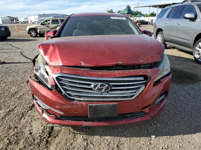 5NPE24AFXFH000657 - 2015 HYUNDAI SONATA SE BURGUNDY photo 5