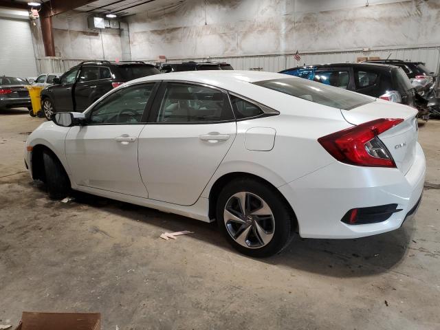 2HGFC2F66KH510409 - 2019 HONDA CIVIC LX WHITE photo 2