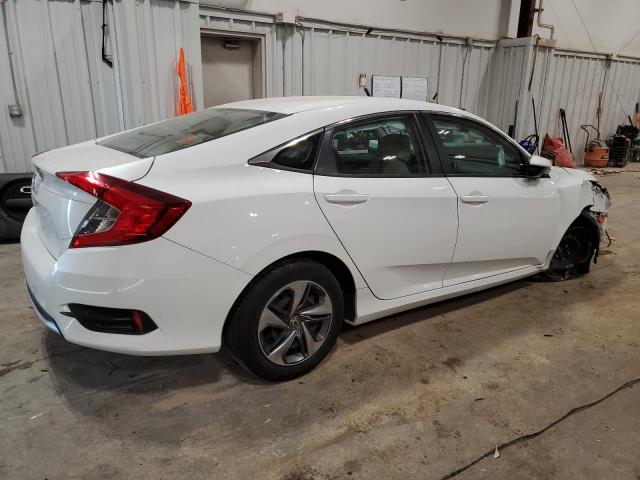 2HGFC2F66KH510409 - 2019 HONDA CIVIC LX WHITE photo 3