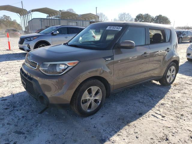 KNDJN2A2XE7093867 - 2014 KIA SOUL TAN photo 1