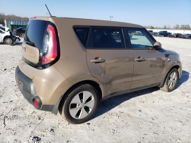 KNDJN2A2XE7093867 - 2014 KIA SOUL TAN photo 3