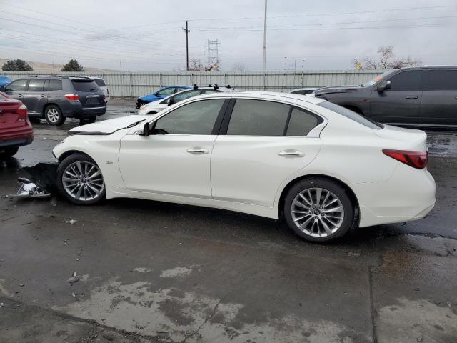 JN1EV7AR6JM430495 - 2018 INFINITI Q50 LUXE WHITE photo 2