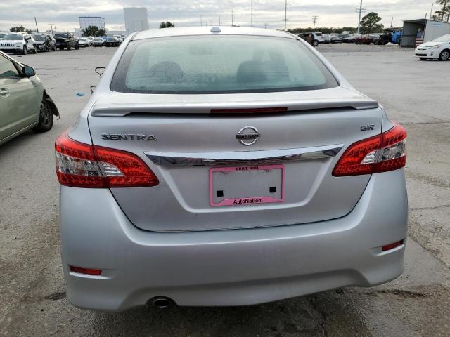 3N1AB7AP6FY366663 - 2015 NISSAN SENTRA S SILVER photo 6