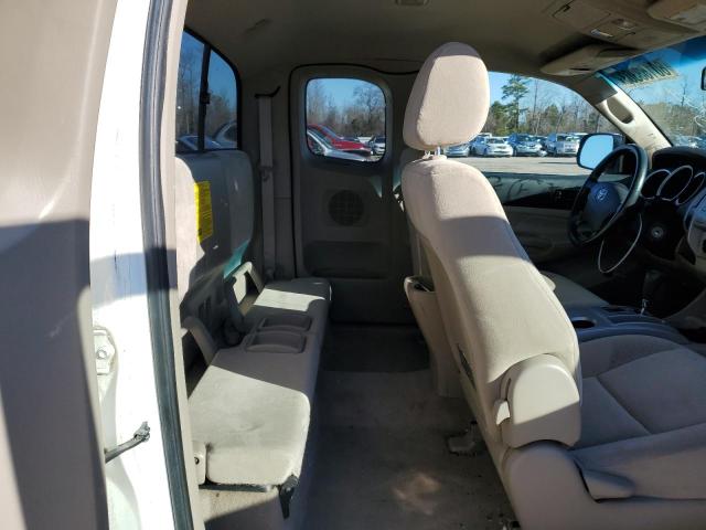 5TETX22N67Z399195 - 2007 TOYOTA TACOMA ACCESS CAB WHITE photo 10
