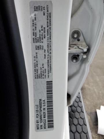 1C6RREFT6PN600294 - 2023 RAM 1500 BIG HORN/LONE STAR WHITE photo 14