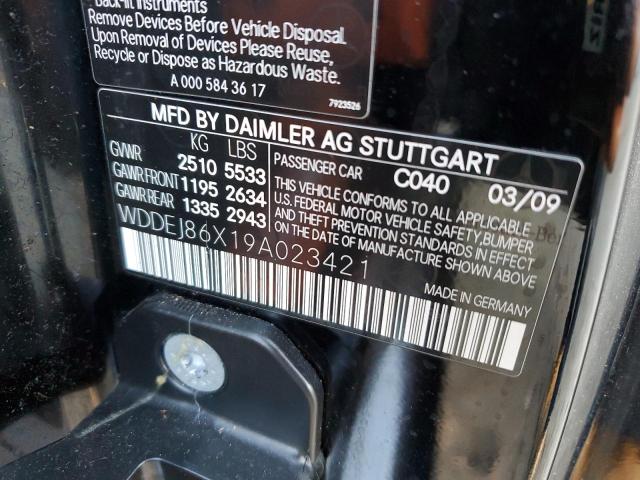 WDDEJ86X19A023421 - 2009 MERCEDES-BENZ CL 550 4MATIC SILVER photo 12