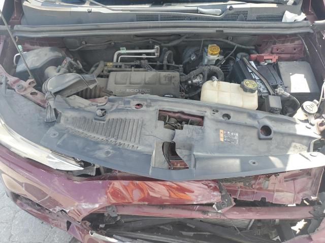 3GNCJPSB5HL169163 - 2017 CHEVROLET TRAX 1LT MAROON photo 11