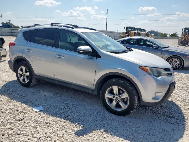 2T3WFREVXFW180836 - 2015 TOYOTA RAV4 XLE SILVER photo 4