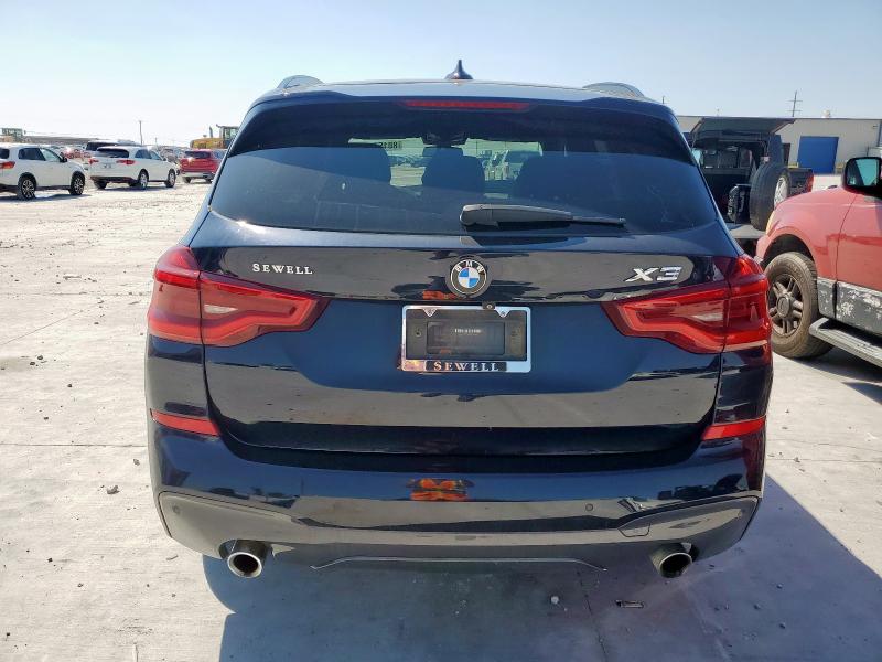 5UXTR9C56JLC75095 - 2018 BMW X3 XDRIVE30I BLACK photo 6