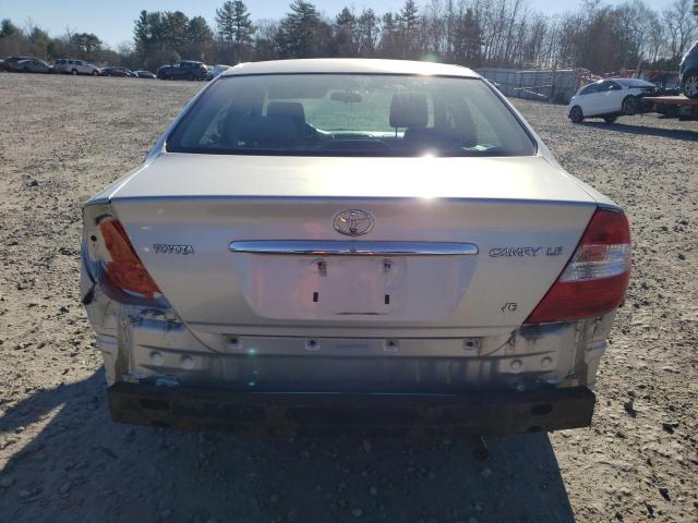 4T1BF32K44U577714 - 2004 TOYOTA CAMRY LE SILVER photo 6