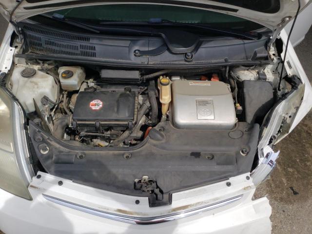 JTDKB20U277614907 - 2007 TOYOTA PRIUS WHITE photo 11