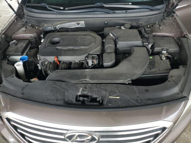 5NPE24AF2FH206586 - 2015 HYUNDAI SONATA SE GRAY photo 11