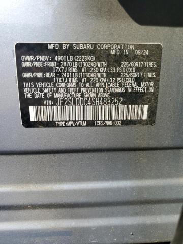 JF2SLDDC4SH483252 - 2025 SUBARU FORESTER PREMIUM Silber Foto 14