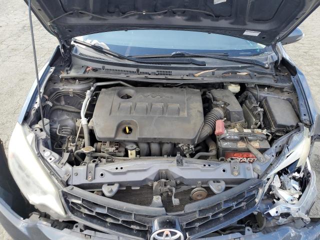 5YFBURHE5FP315523 - 2015 TOYOTA COROLLA L GRAY photo 11