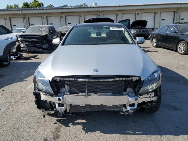 55SWF4KB1HU209497 - 2017 MERCEDES-BENZ C 300 4MATIC SILVER photo 5