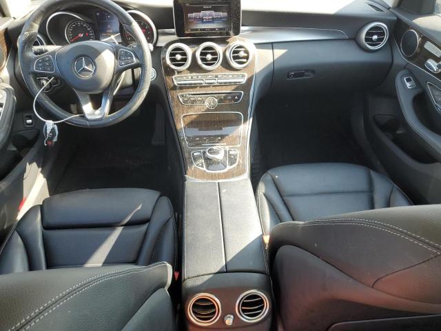 55SWF4KB1HU209497 - 2017 MERCEDES-BENZ C 300 4MATIC SILVER photo 8