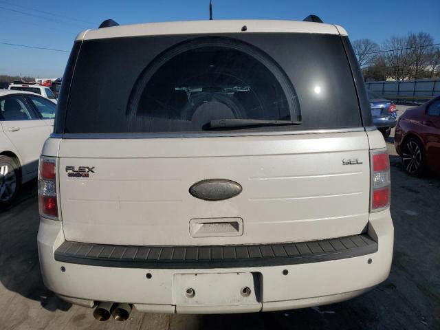 2FMGK5CC2CBD15330 - 2012 FORD FLEX SEL WHITE photo 6