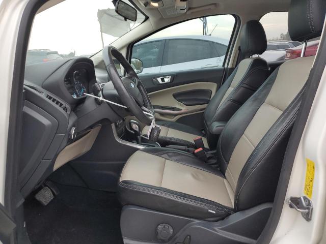 MAJ3S2GEXKC262409 - 2019 FORD ECOSPORT SE WHITE photo 7