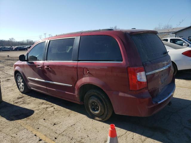 2C4RC1BGXDR715927 - 2013 CHRYSLER TOWN & COU TOURING MAROON photo 2