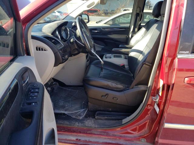 2C4RC1BGXDR715927 - 2013 CHRYSLER TOWN & COU TOURING MAROON photo 7