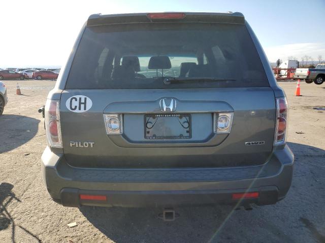 5FNYF18517B032474 - 2007 HONDA PILOT EXL GRAY photo 6