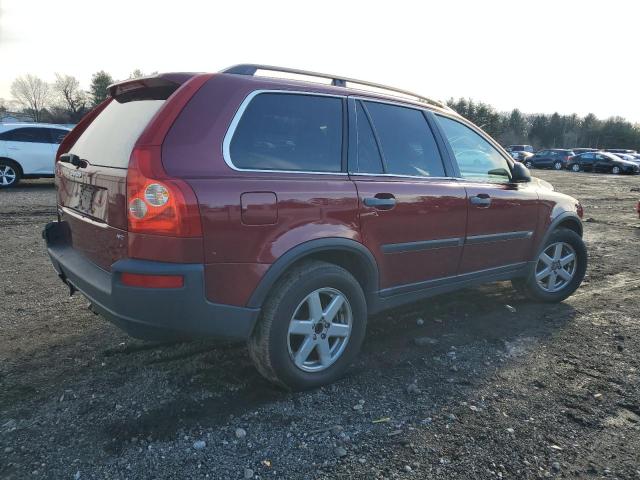 YV4CZ592161224480 - 2006 VOLVO XC90 BURGUNDY photo 3