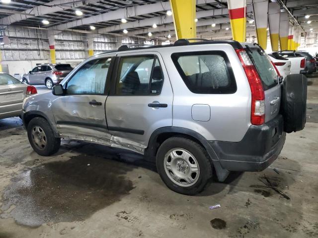 JHLRD68525C018071 - 2005 HONDA CR-V LX GRAY photo 2