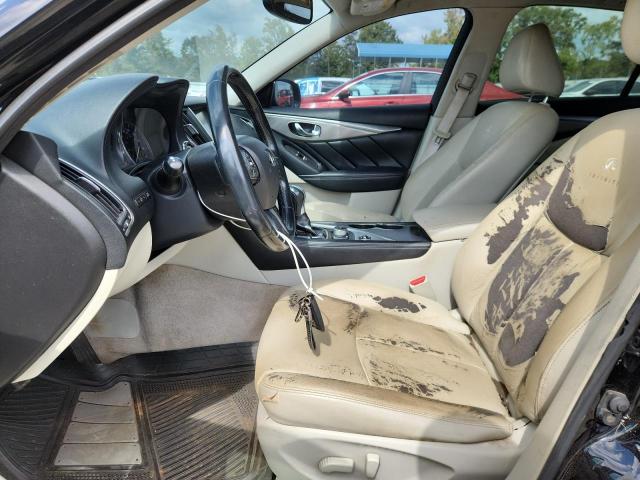 JN1BV7AP9EM675783 - 2014 INFINITI Q50 BASE BLACK photo 7
