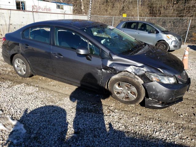 19XFB2F59DE292392 - 2013 HONDA CIVIC LX GRAY photo 4