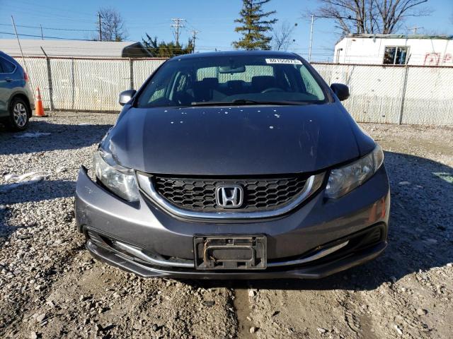 19XFB2F59DE292392 - 2013 HONDA CIVIC LX GRAY photo 5