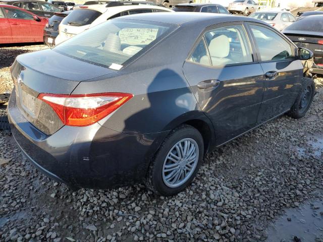 5YFBURHE0EP074730 - 2014 TOYOTA COROLLA L GRAY photo 3