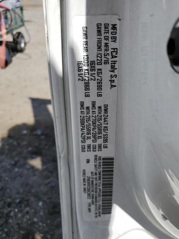 ZFBERFBT3G6C91922 - 2016 RAM PROMASTER SLT Blanc photo 12