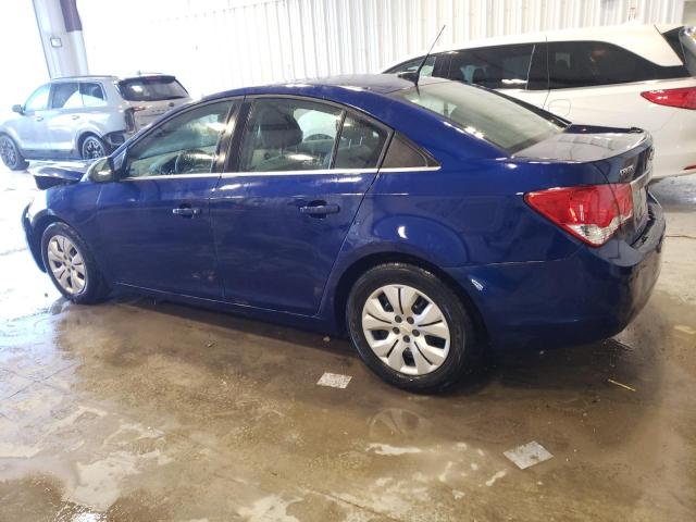 1G1PC5SH0C7390768 - 2012 CHEVROLET CRUZE LS BLUE photo 2