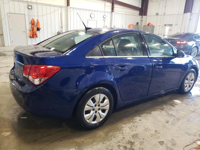 1G1PC5SH0C7390768 - 2012 CHEVROLET CRUZE LS BLUE photo 3