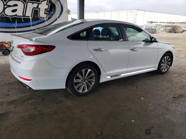 5NPE34AF2FH044679 - 2015 HYUNDAI SONATA SPORT Білий фото 3