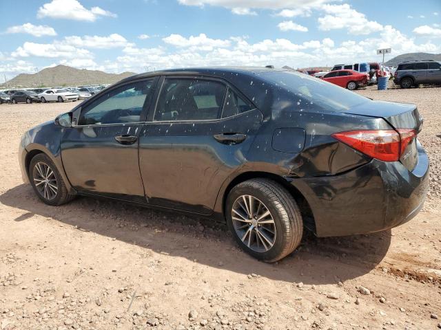 2T1BURHE4HC834212 - 2017 TOYOTA COROLLA L BLACK photo 2