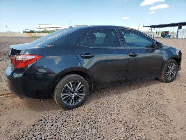 2T1BURHE4HC834212 - 2017 TOYOTA COROLLA L BLACK photo 3