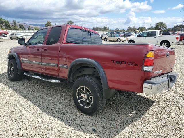 5TBRT34131S173974 - 2001 TOYOTA TUNDRA ACCESS CAB BURGUNDY photo 2