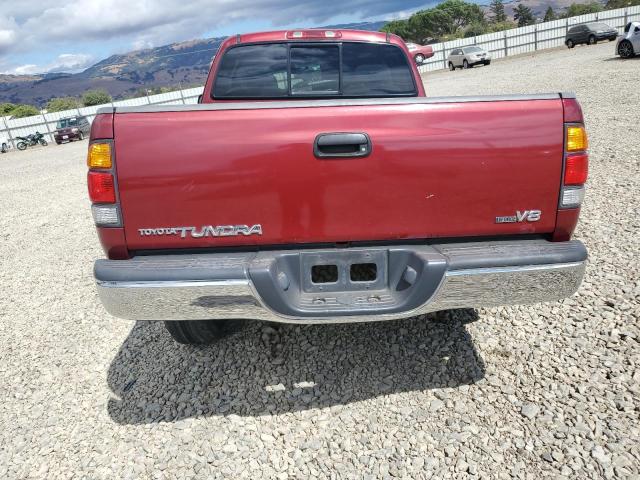 5TBRT34131S173974 - 2001 TOYOTA TUNDRA ACCESS CAB BURGUNDY photo 6