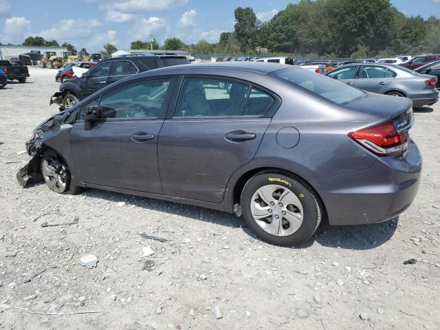 19XFB2F53FE066867 - 2015 HONDA CIVIC LX GRAY photo 2