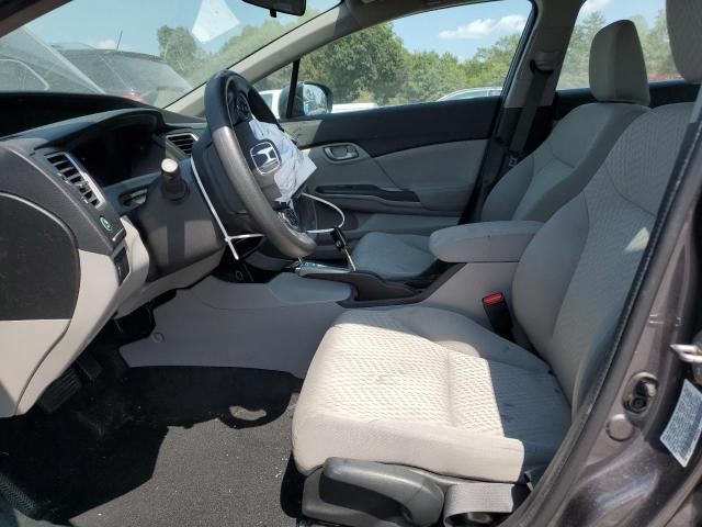 19XFB2F53FE066867 - 2015 HONDA CIVIC LX GRAY photo 7