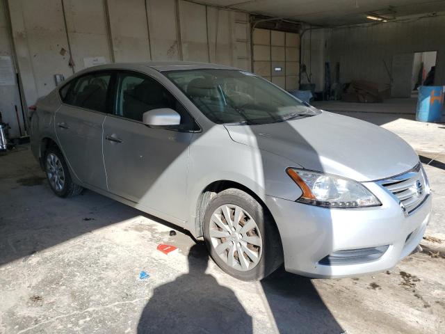 3N1AB7AP9FY306098 - 2015 NISSAN SENTRA S SILVER photo 4