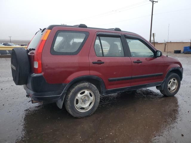 JHLRD78432C094228 - 2002 HONDA CR-V LX BURGUNDY photo 3