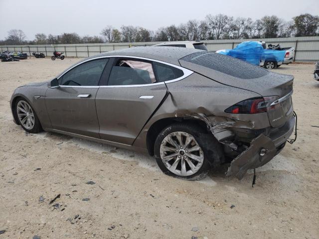 5YJSA1E12GF147624 - 2016 TESLA MODEL S GRAY photo 2