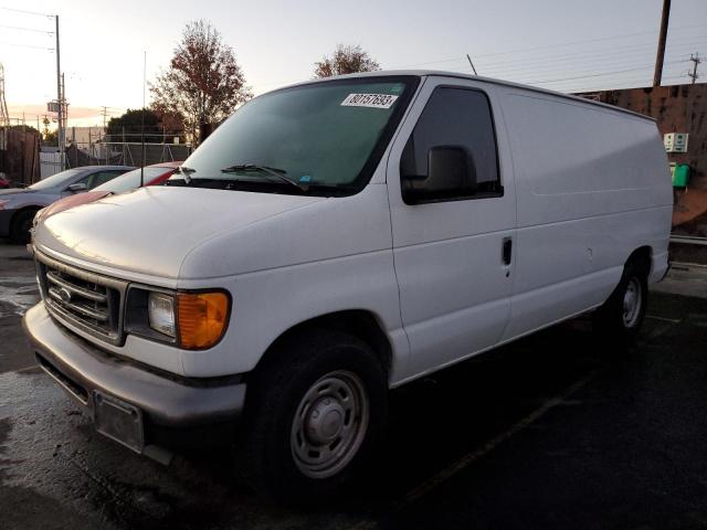 1FTRE14W25HA53367 - 2005 FORD ECONOLINE E150 VAN WHITE photo 1