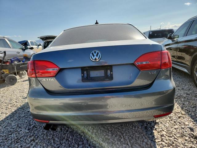 3VWLL7AJ7EM435149 - 2014 VOLKSWAGEN JETTA TDI SILVER photo 6